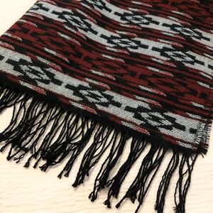 Huge Blanket Scarf with Fringe